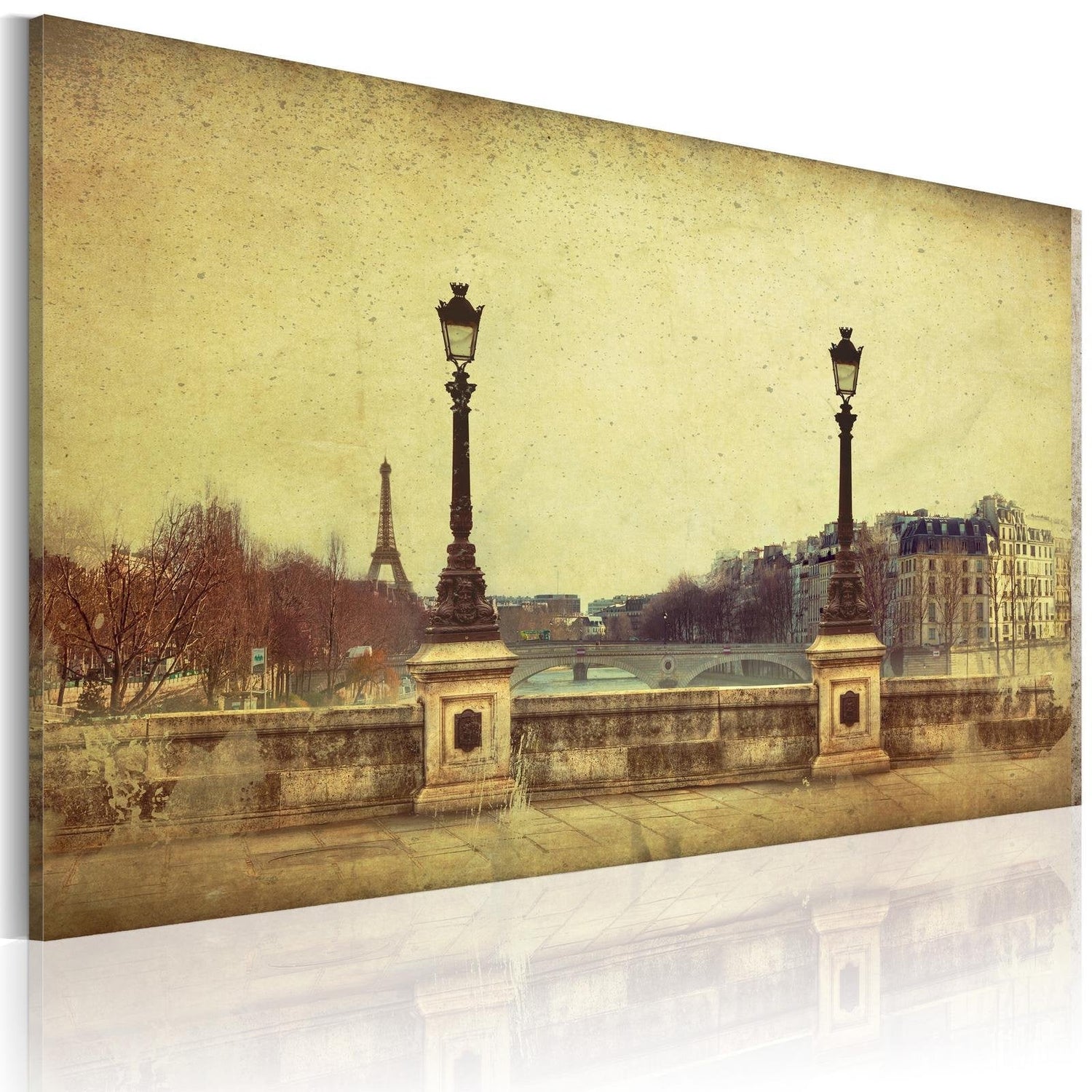 Stretched Canvas Vintage Art - Paris - The City Of Dreams-Tiptophomedecor