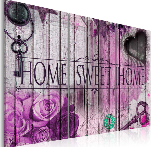 Stretched Canvas Vintage Art - Purple Haze-Tiptophomedecor