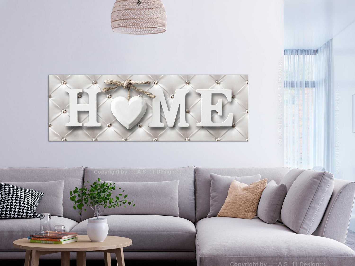 Stretched Canvas Vintage Art - Quilted Home Narrow-Tiptophomedecor