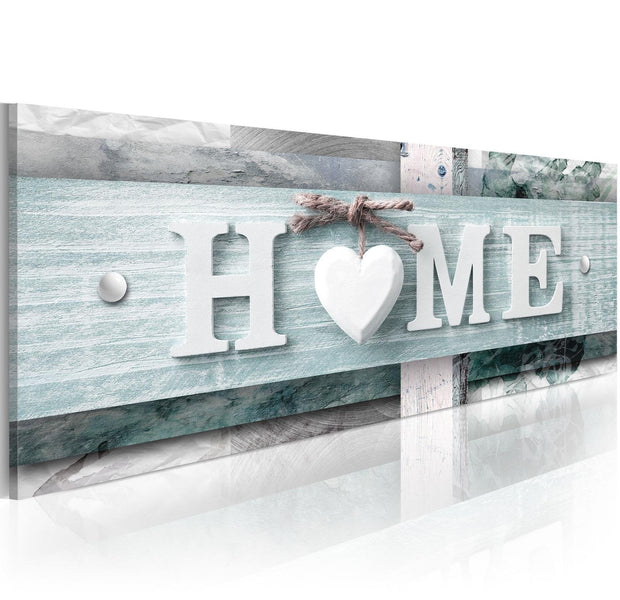 Stretched Canvas Vintage Art - Turquoise Arrangement-Tiptophomedecor