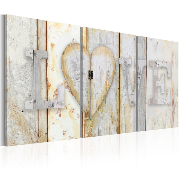 Stretched Canvas Vintage Art - Vintage Love-Tiptophomedecor