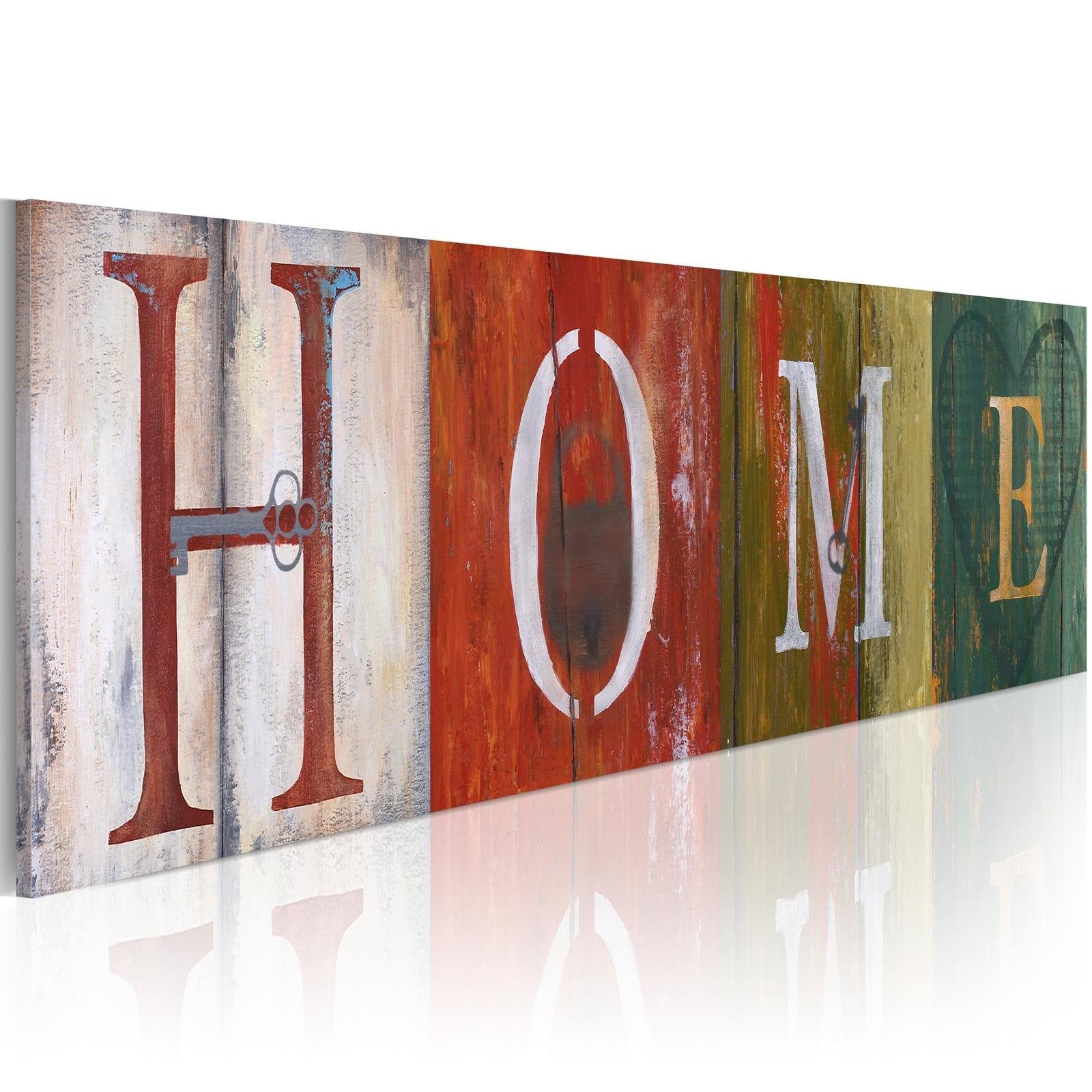 Stretched Canvas Vintage Art - Welcome Home!-Tiptophomedecor