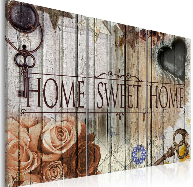 Stretched Canvas Vintage Art - Wooden Dream-Tiptophomedecor