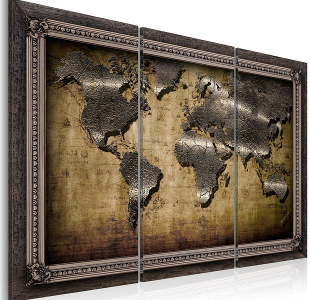 Stretched Canvas World Map Art - The Framed World-Tiptophomedecor