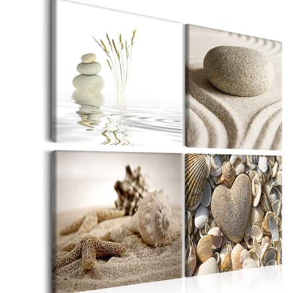 Stretched Canvas Zen Art - Beach-Tiptophomedecor