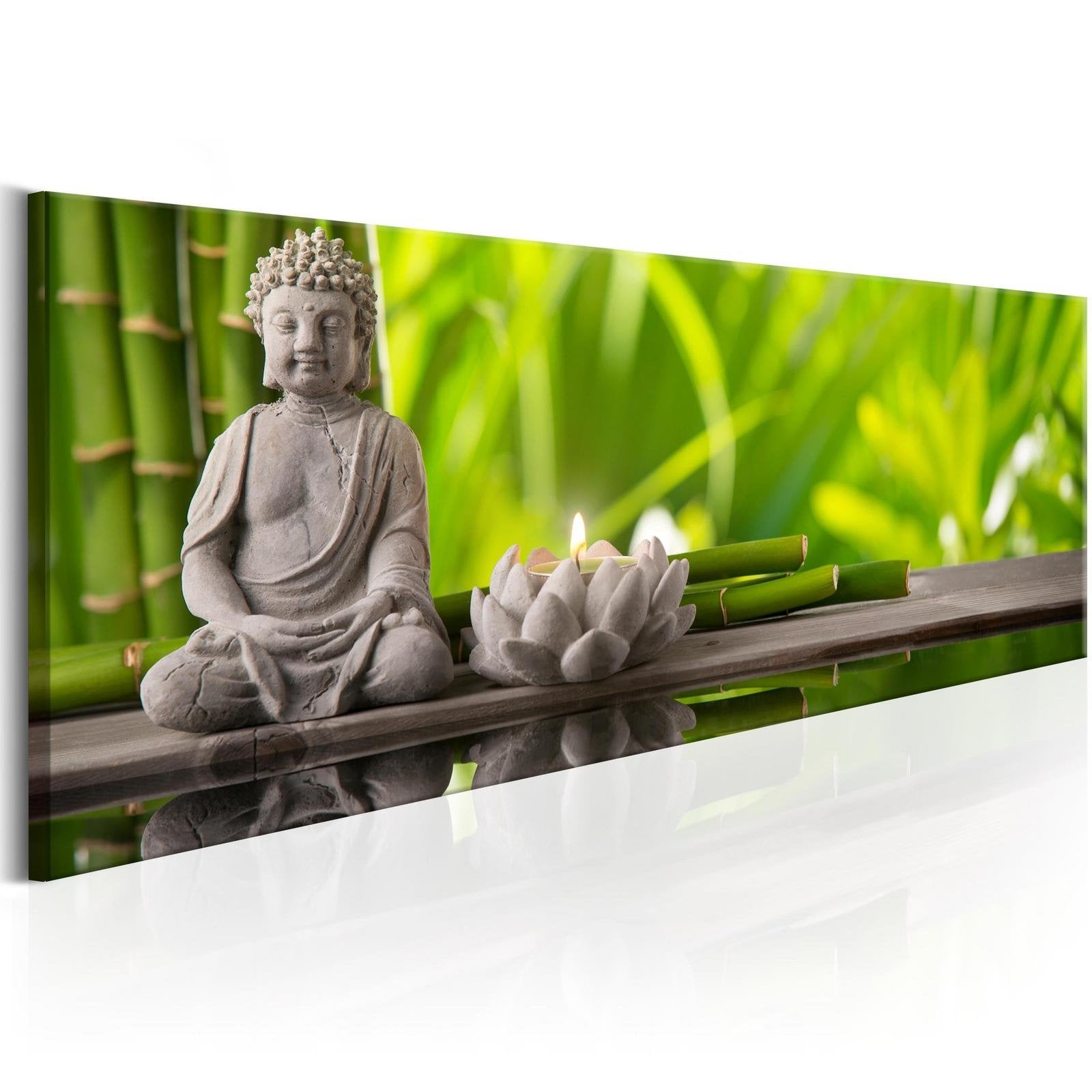 Stretched Canvas Zen Art - Buddha Meditation-Tiptophomedecor