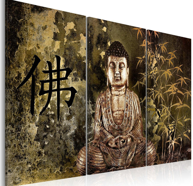Stretched Canvas Zen Art - Buddha Statue-Tiptophomedecor