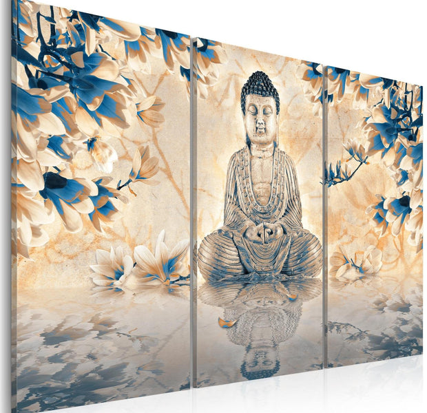 Stretched Canvas Zen Art - Buddhist Ritual-Tiptophomedecor