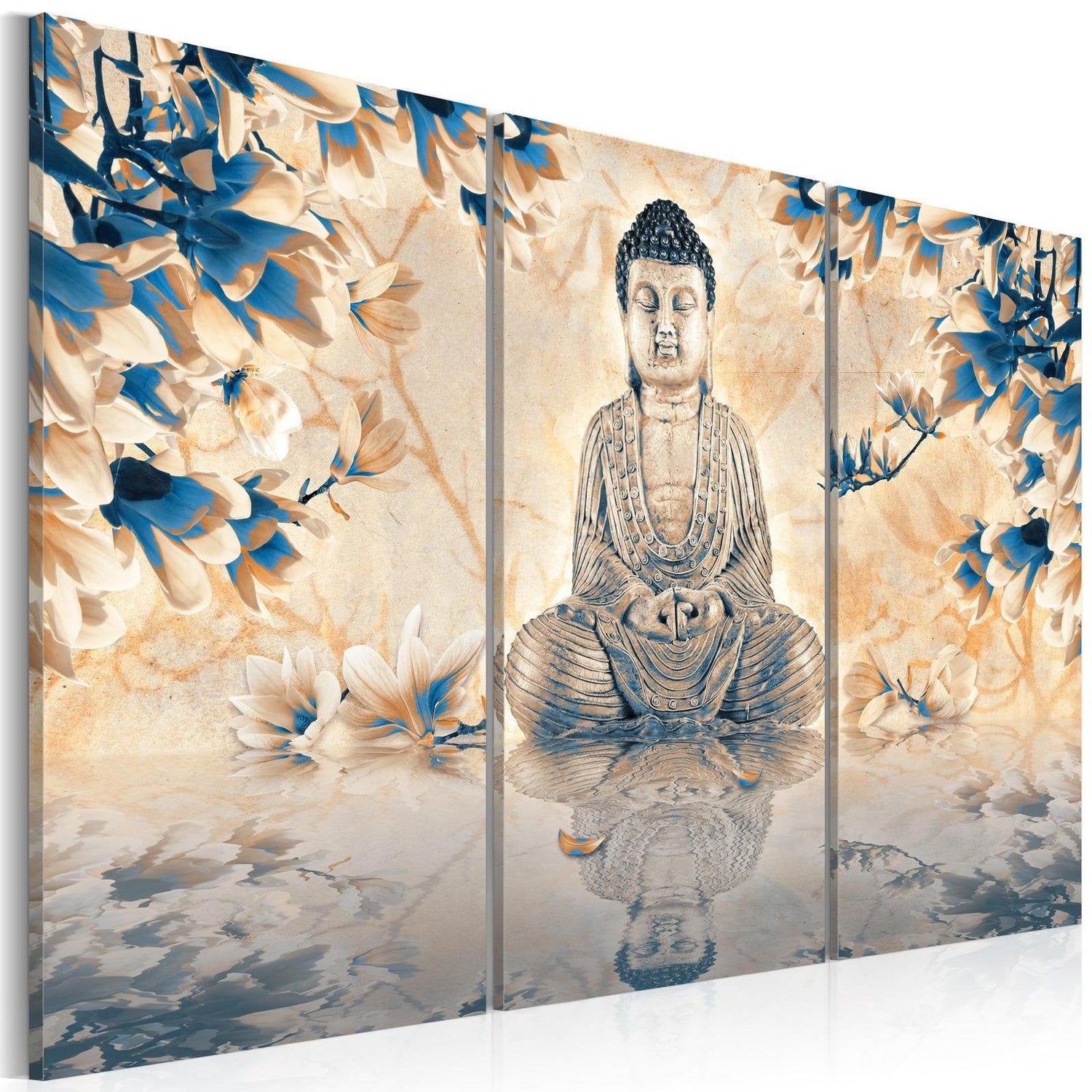 Stretched Canvas Zen Art - Buddhist Ritual-Tiptophomedecor