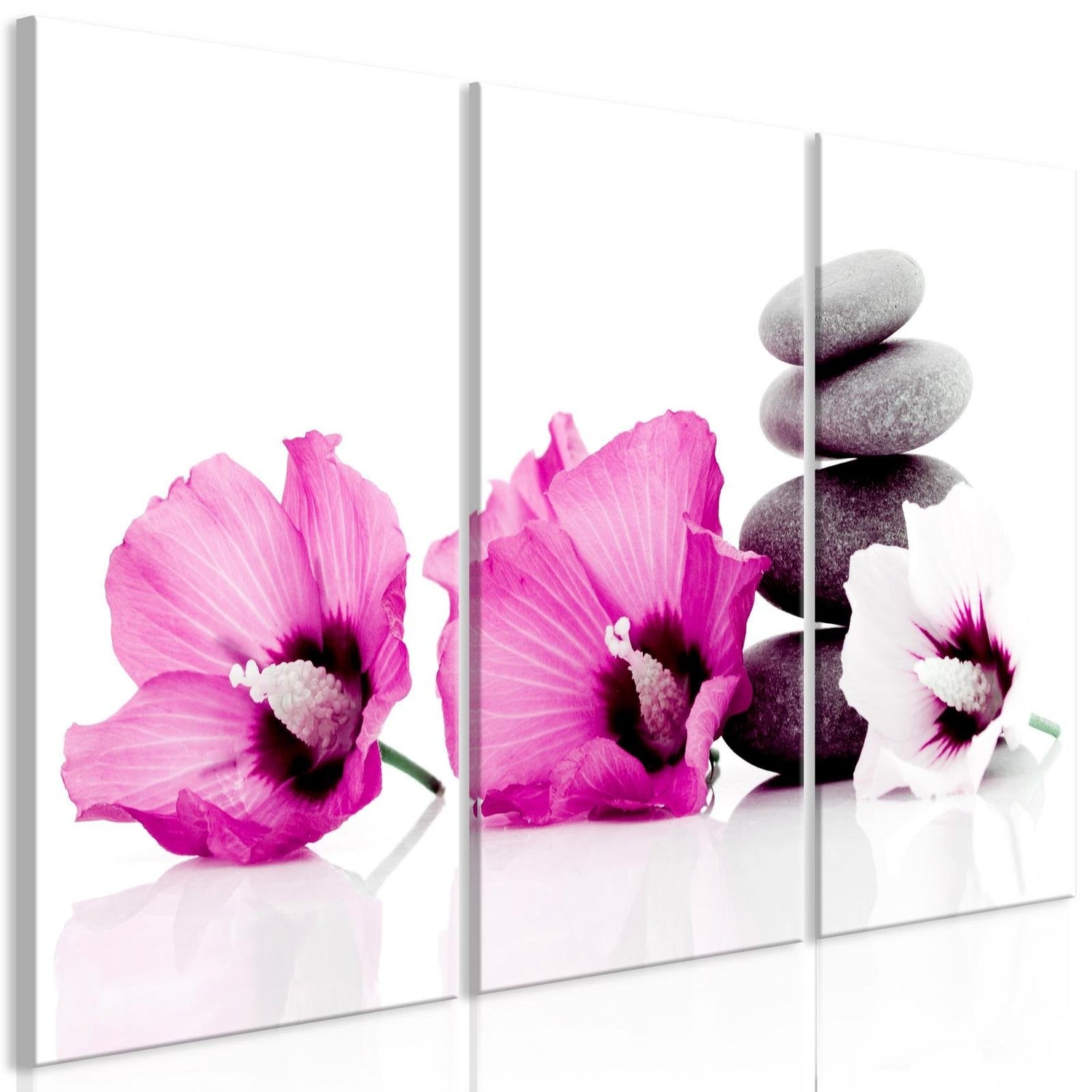 Stretched Canvas Zen Art - Calm Mallow Pink-Tiptophomedecor
