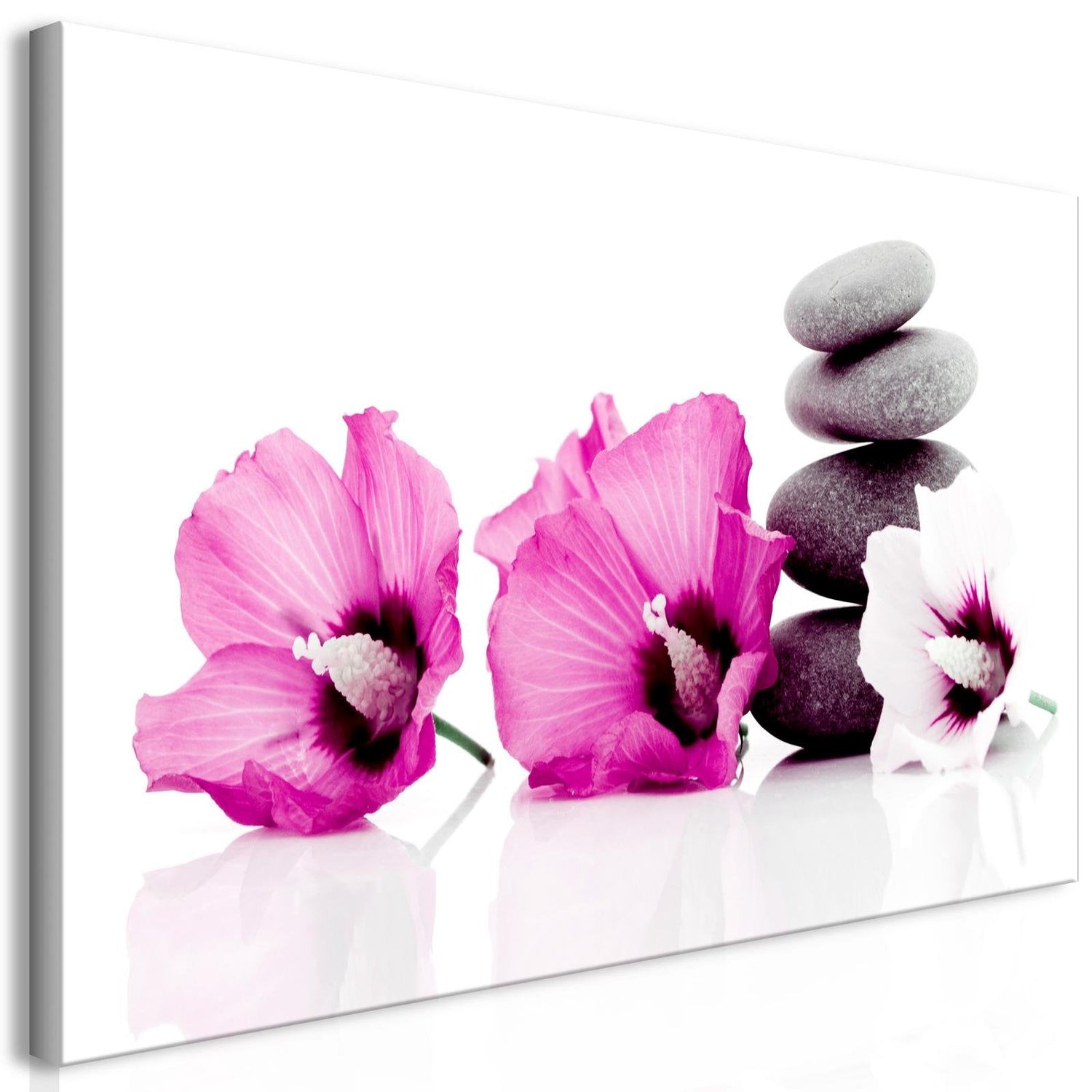 Stretched Canvas Zen Art - Calm Mallow Pink-Tiptophomedecor
