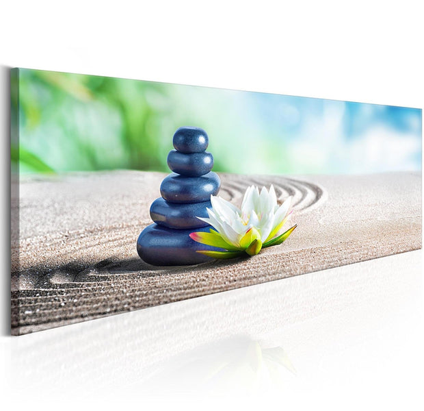Stretched Canvas Zen Art - Calm Place-Tiptophomedecor