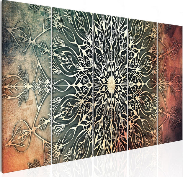Stretched Canvas Zen Art - Center Narrow Green-Tiptophomedecor