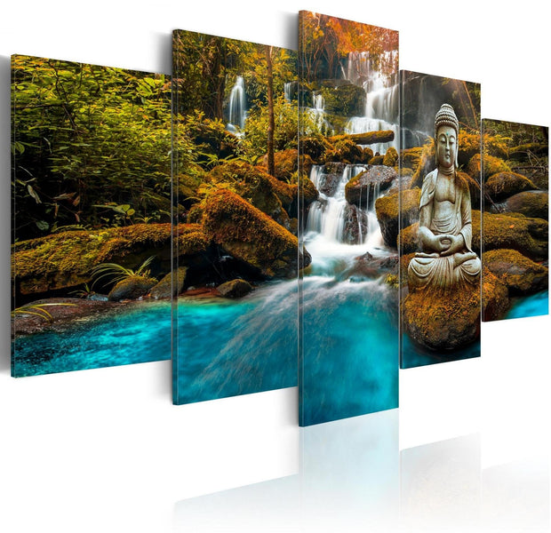 Stretched Canvas Zen Art - Enclave Of Silence-Tiptophomedecor