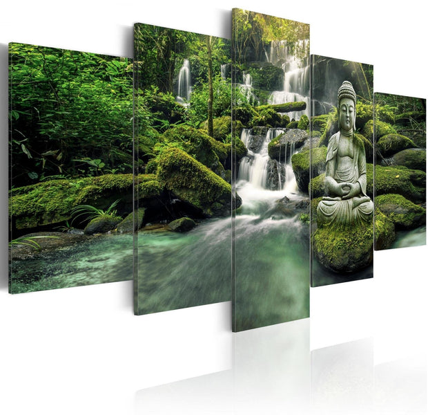 Stretched Canvas Zen Art - Forest Heaven-Tiptophomedecor