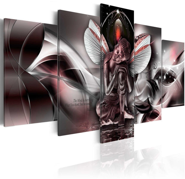 Stretched Canvas Zen Art - Mythical Buddha-Tiptophomedecor