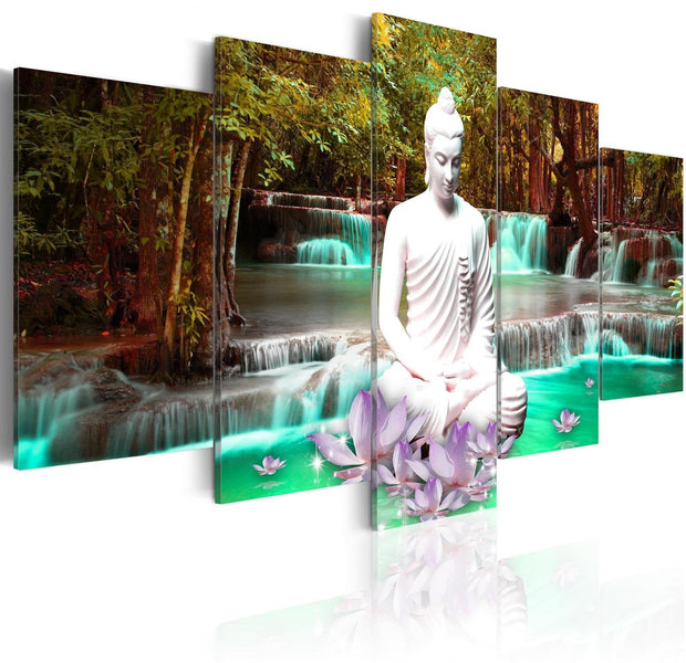 Stretched Canvas Zen Art - Nature Sanctuary-Tiptophomedecor