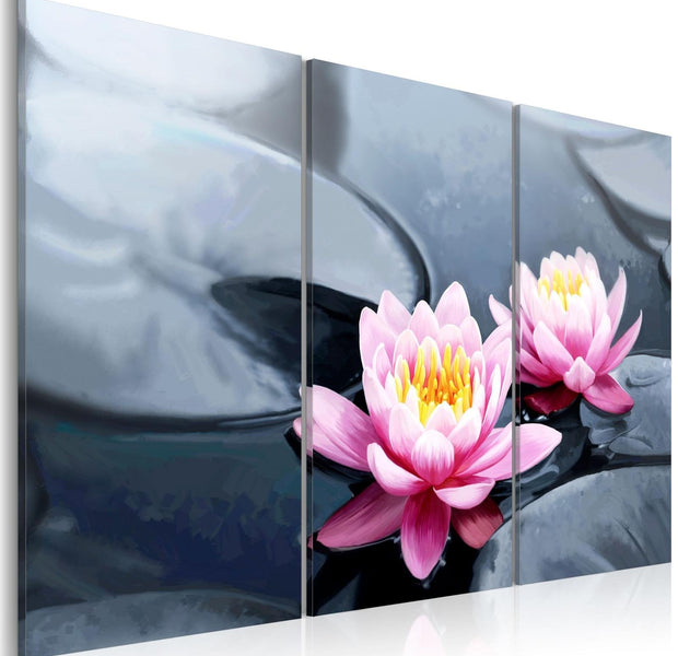 Stretched Canvas Zen Art - On The Water-Tiptophomedecor