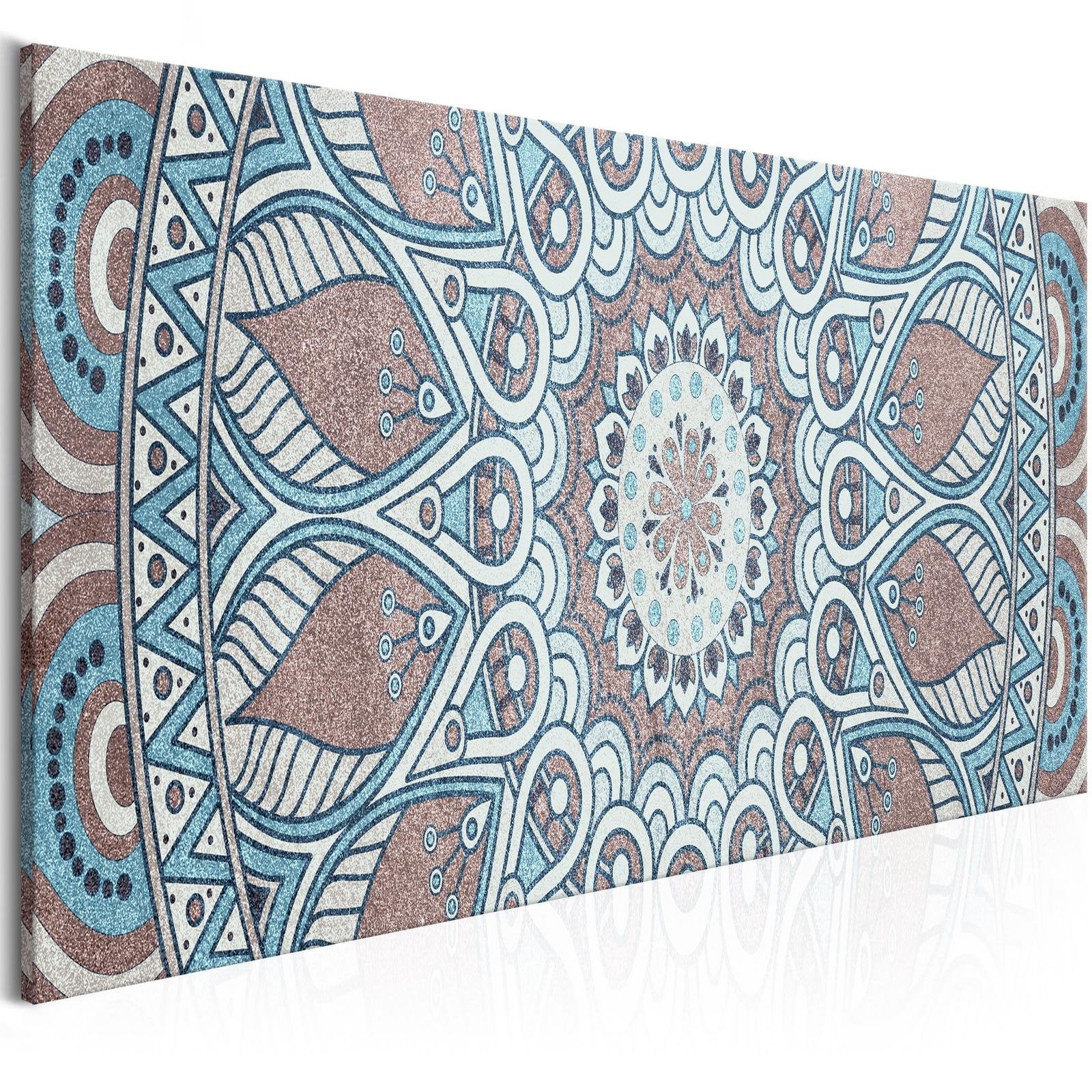 Stretched Canvas Zen Art - Oriental Circle Narrow-Tiptophomedecor