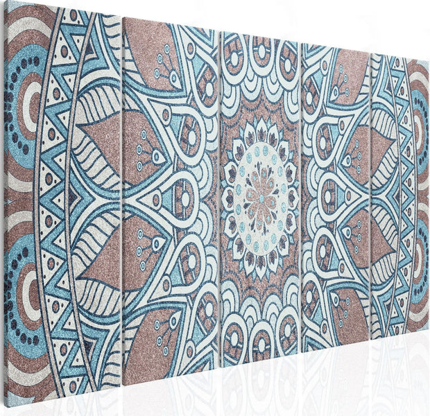 Stretched Canvas Zen Art - Oriental Circle Narrow-Tiptophomedecor