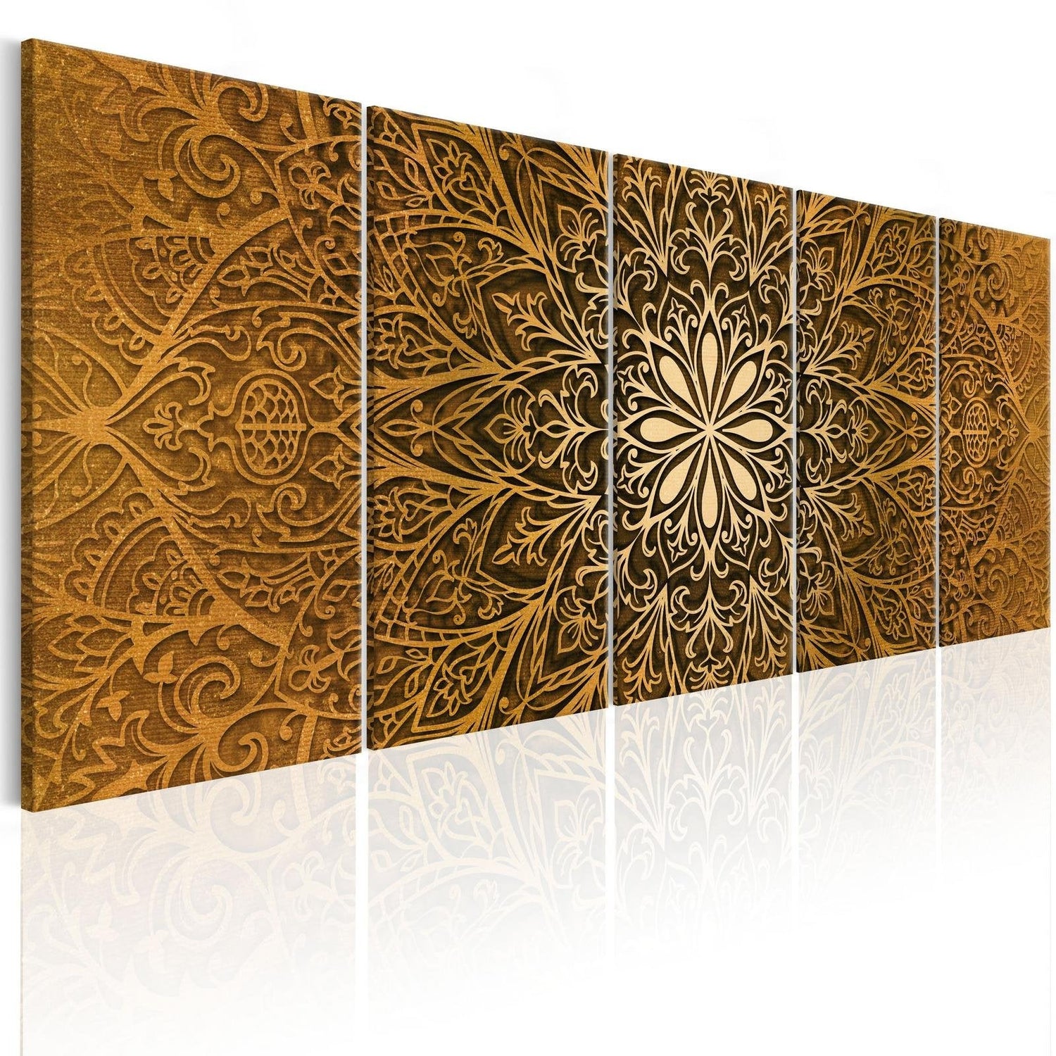 Stretched Canvas Zen Art - Paper Mandala-Tiptophomedecor