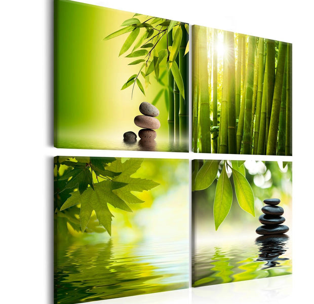 Stretched Canvas Zen Art - Peace-Tiptophomedecor