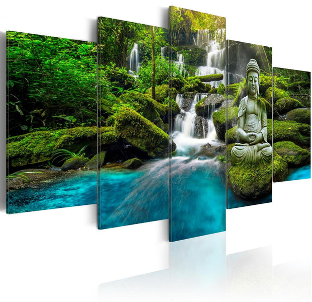 Stretched Canvas Zen Art - Sanctuary Of Harmony-Tiptophomedecor