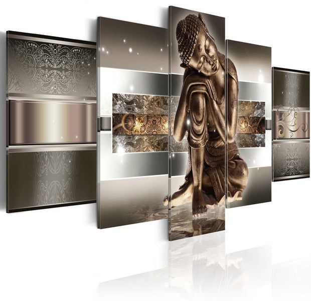 Stretched Canvas Zen Art - Sleeping Buddha-Tiptophomedecor