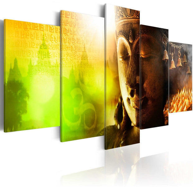 Stretched Canvas Zen Art - The Power Of Peace-Tiptophomedecor