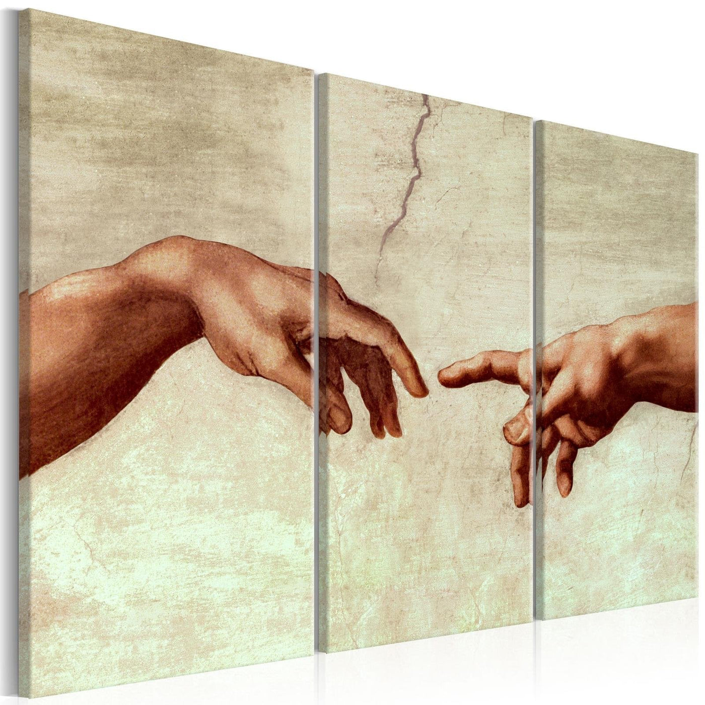 Stretched Canvas Zen Art - Touch Of God-Tiptophomedecor
