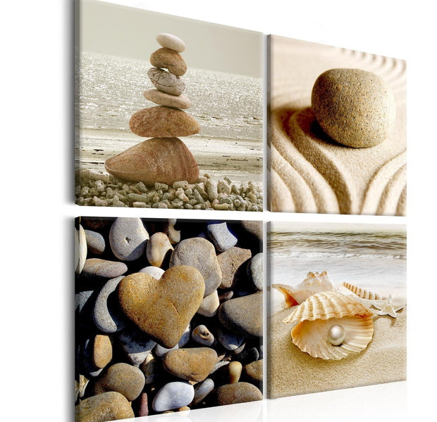 Stretched Canvas Zen Art - Treasure Of The Sea-Tiptophomedecor