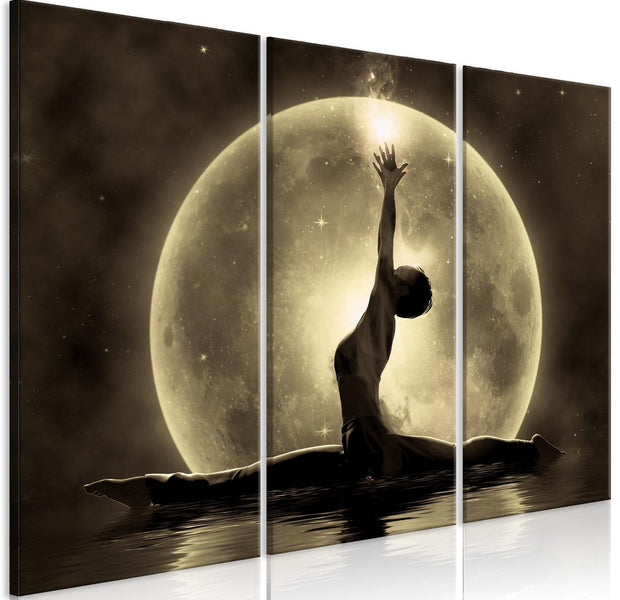 Stretched Canvas Zen Art - Twine Golden-Tiptophomedecor