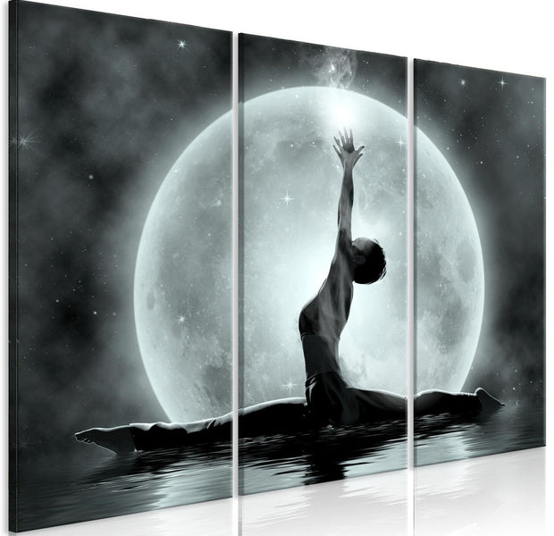 Stretched Canvas Zen Art - Twine Grey-Tiptophomedecor