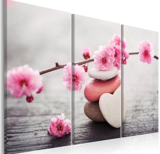 Stretched Canvas Zen Art - Zen: Cherry Blossoms Ii-Tiptophomedecor