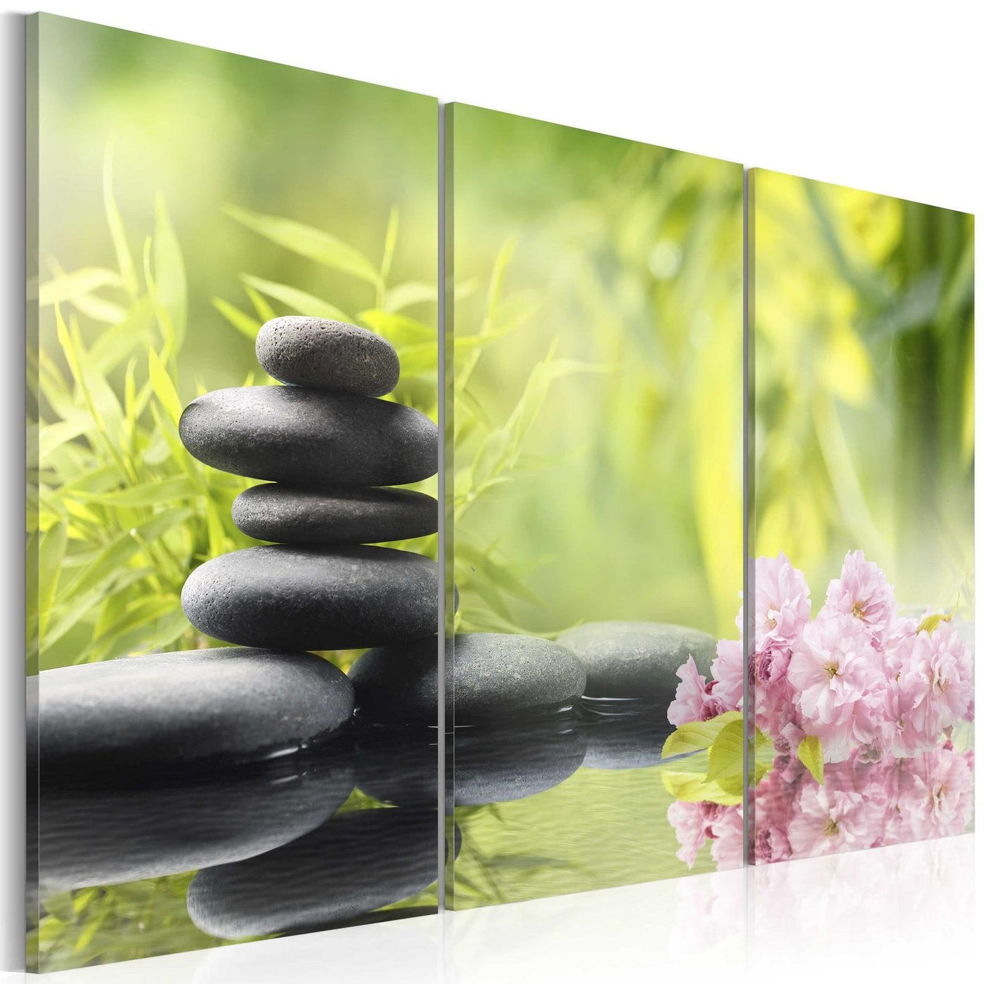 Stretched Canvas Zen Art - Zen Composition-Tiptophomedecor