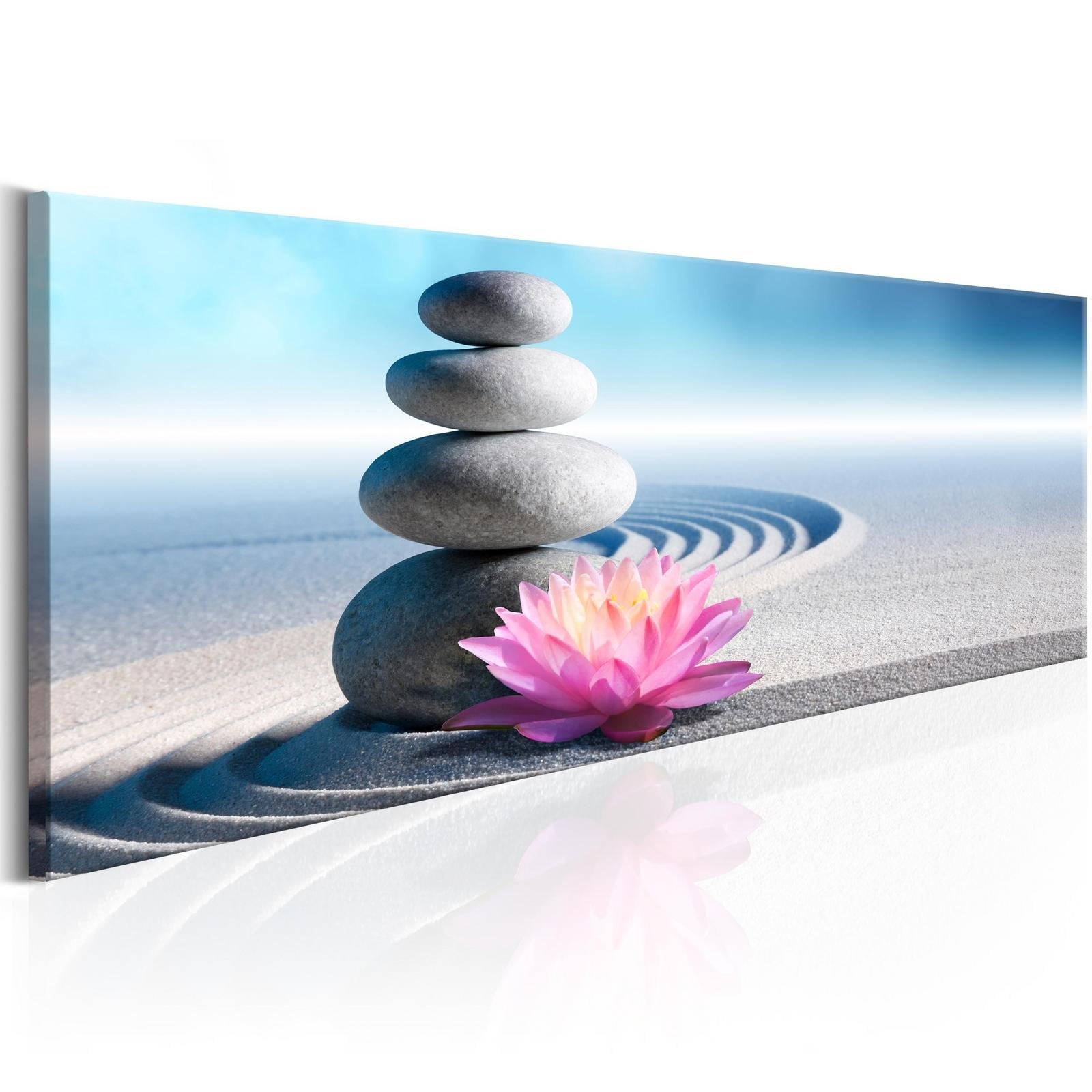 Stretched Canvas Zen Art - Zen Garden-Tiptophomedecor