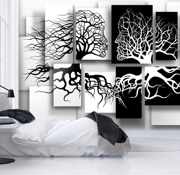 Peel and stick wall mural - Kiss-TipTopHomeDecor