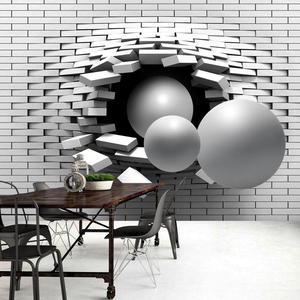 Peel and stick wall mural - Brick In The Wall-TipTopHomeDecor