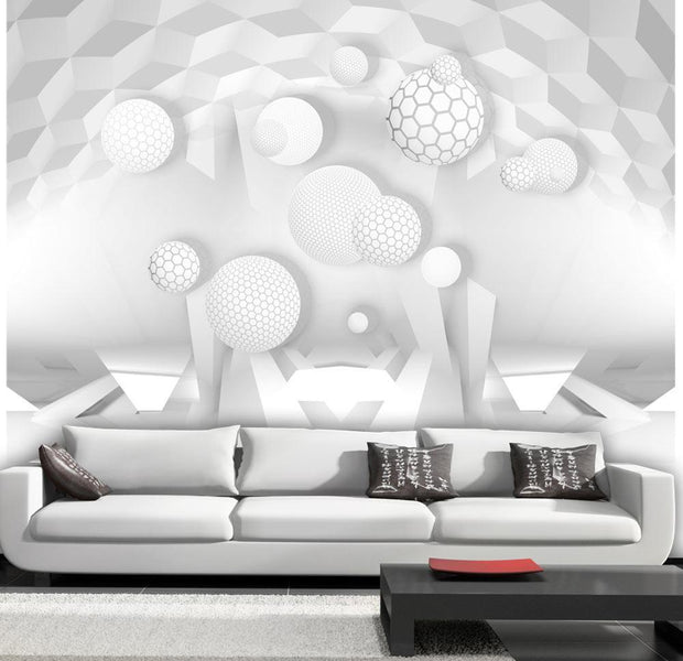 Peel and stick wall mural - Circles in the Space-TipTopHomeDecor