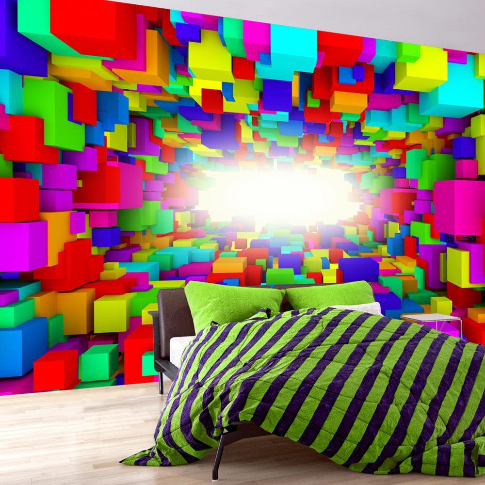 Peel and stick wall mural - Light In Color Geometry-TipTopHomeDecor