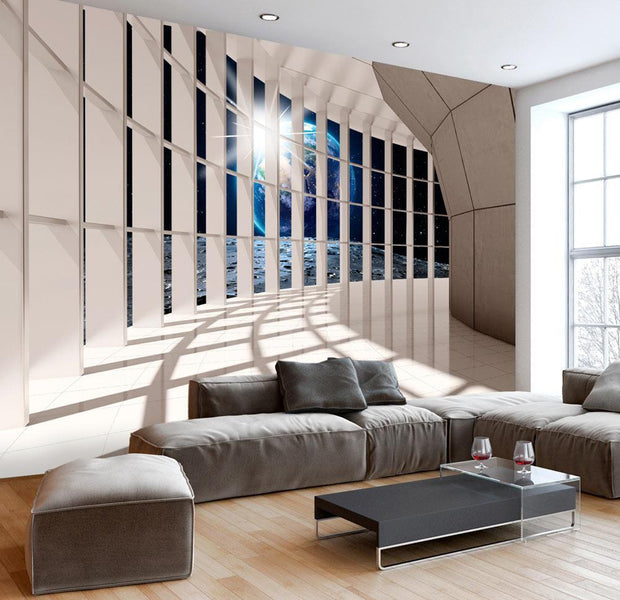 Peel and stick wall mural - Lunar Passage-TipTopHomeDecor