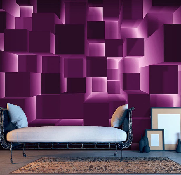 Peel and stick wall mural - Purple Hit-TipTopHomeDecor