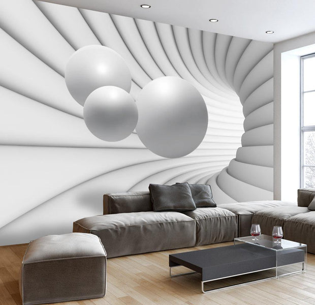 Peel and stick wall mural - Race Through The Tunnel-TipTopHomeDecor