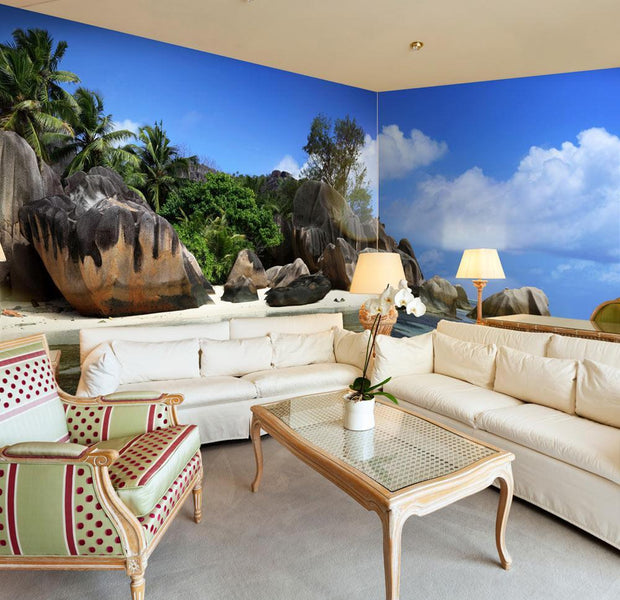 Peel and stick wall mural - Seychelles-TipTopHomeDecor