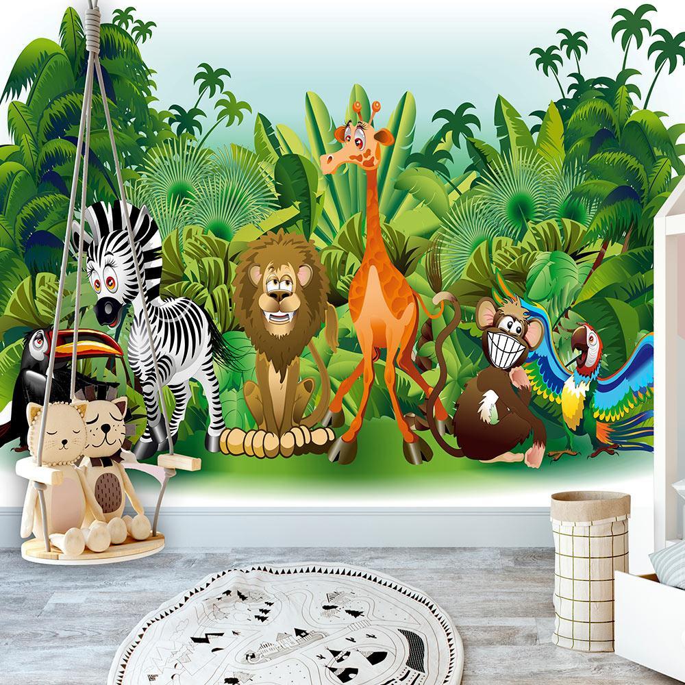 Decorative Murals In Jungle Themes