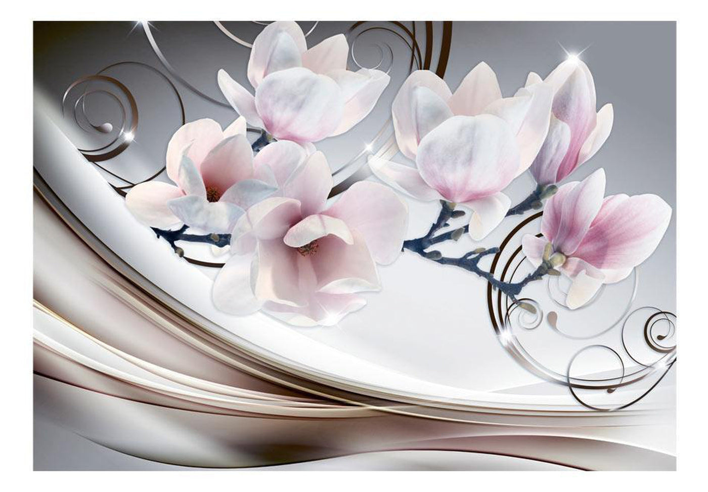 Peel and stick wall mural - Beauty of Magnolia-TipTopHomeDecor