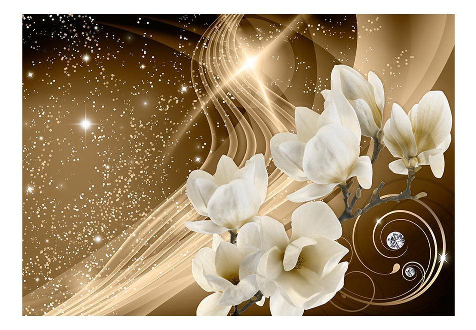 Peel and stick wall mural - Golden Milky Way-TipTopHomeDecor