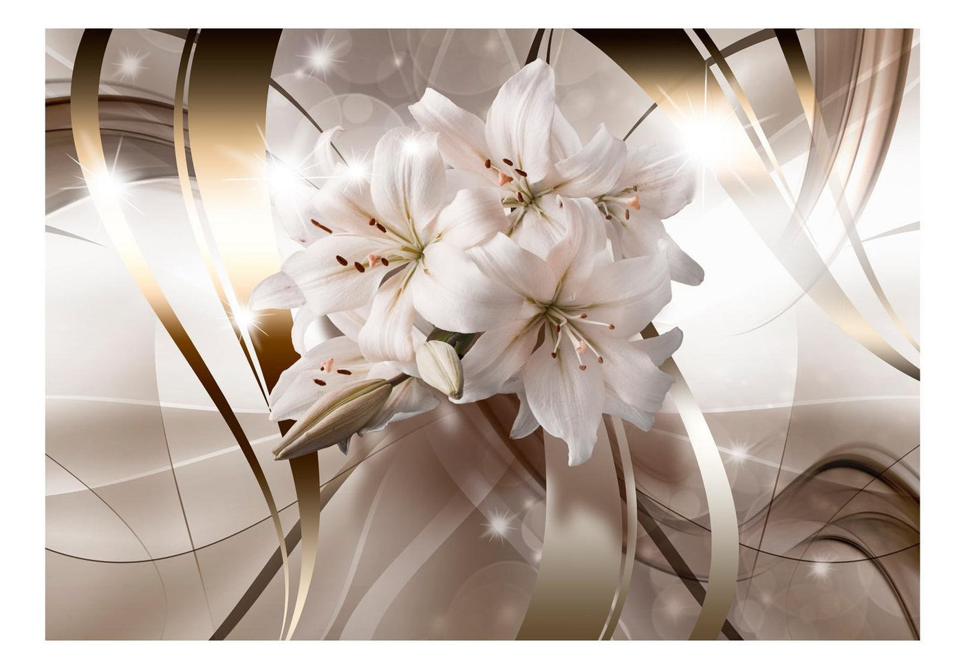 Peel and stick wall mural - Lily Bunch-TipTopHomeDecor