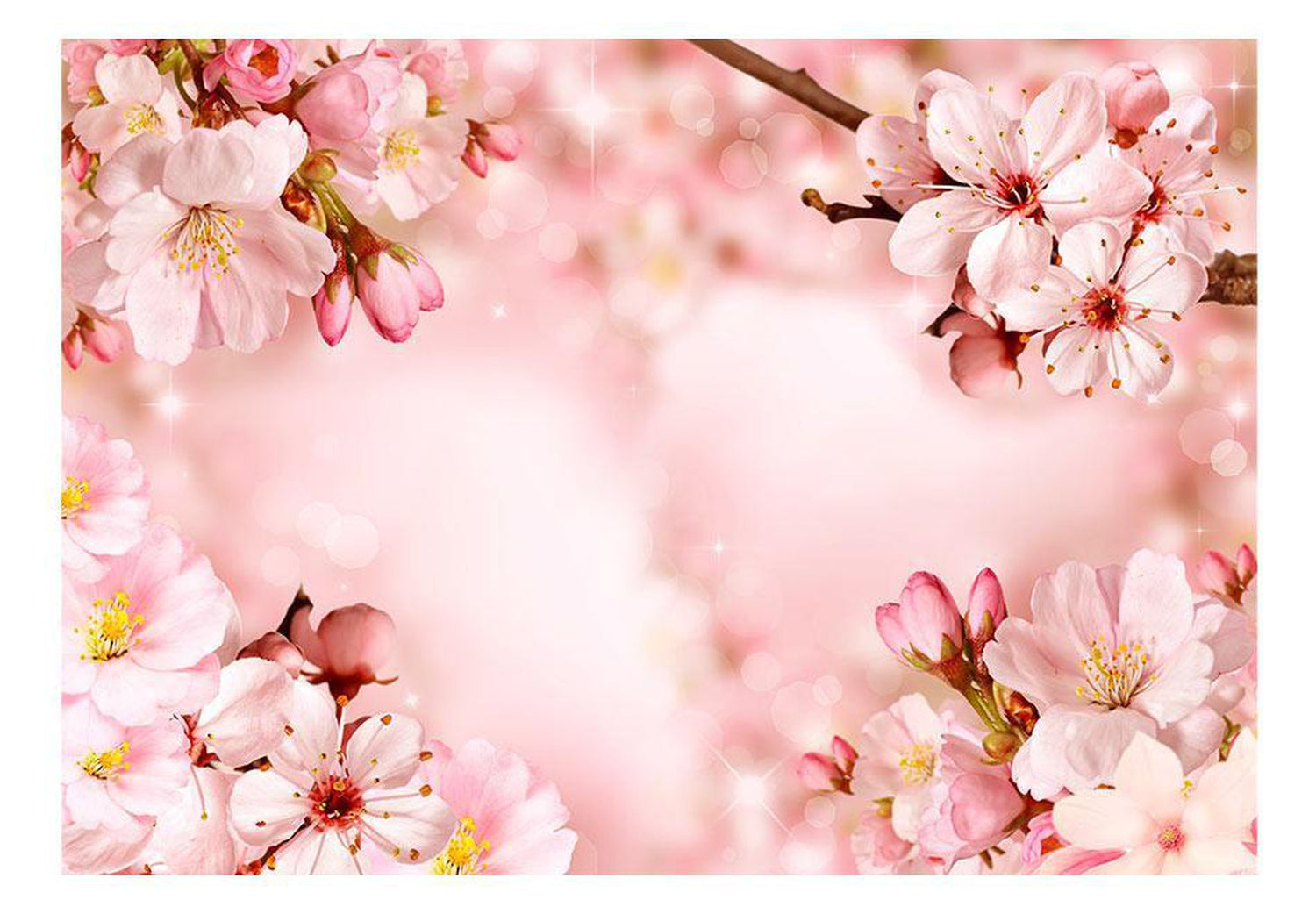 Peel and stick wall mural - Magical Cherry Blossom-TipTopHomeDecor
