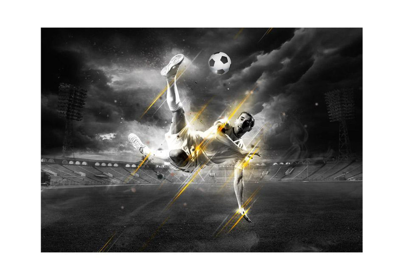 Peel and stick wall mural - Football legend-TipTopHomeDecor